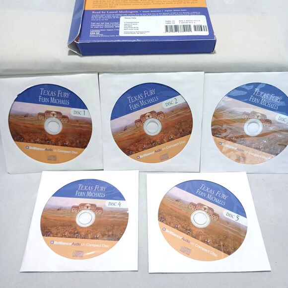 Texas Fury by Fern Michaels – Audiobook 5 CDs Abridged - Picture 3 of 3